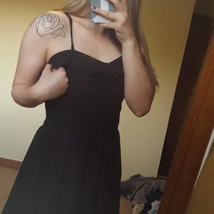all black tie dress